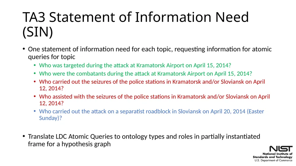 Overview of the Streaming Multimedia Knowledge - slide 36 of 48