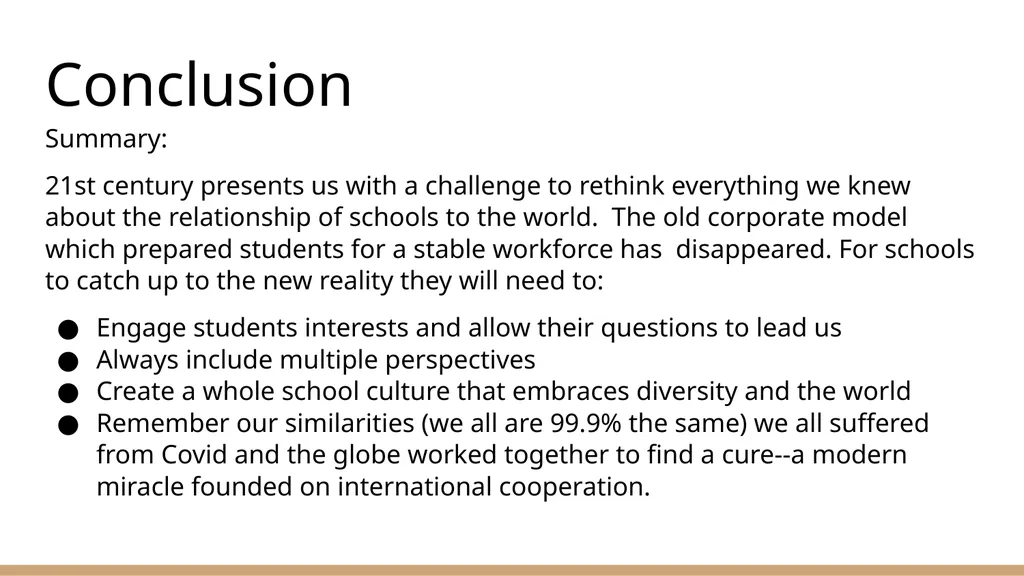 Global Education: Some Leadership Challenges Dr. - slide 28 of 28