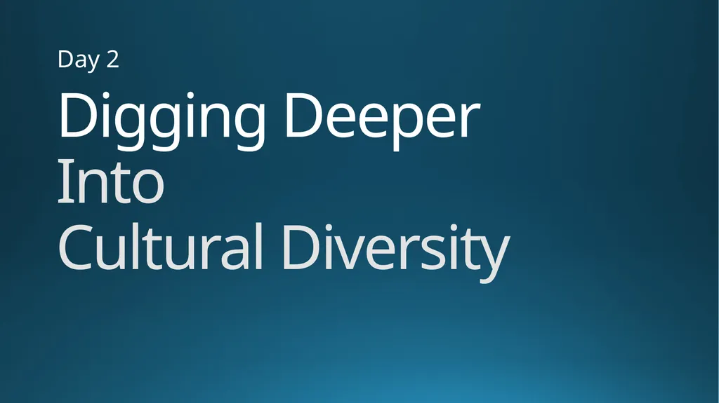 Multicultural Teaming Workshop Russia Area - slide 14 of 37
