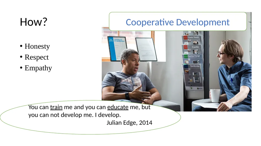 COOPERATIVE DEVELOPMENT PRACTICES IN TEACHERS - slide 5 of 11