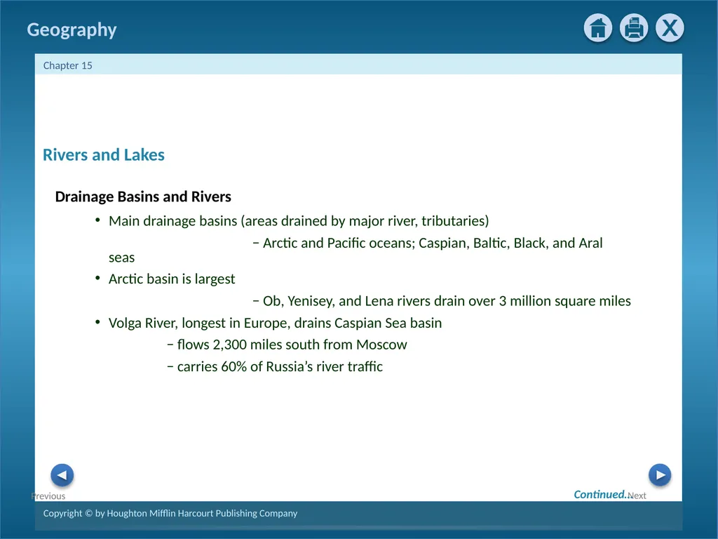 Physical Geography of Russia and the Republics: - slide 10 of 28
