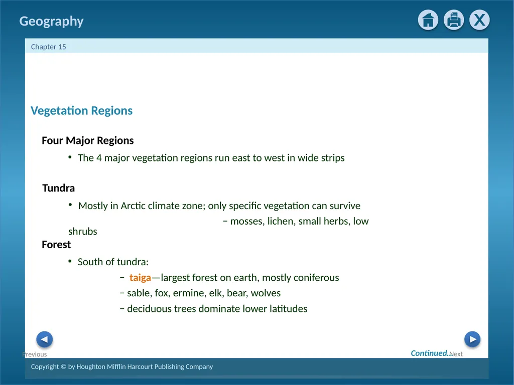 Physical Geography of Russia and the Republics: - slide 17 of 28