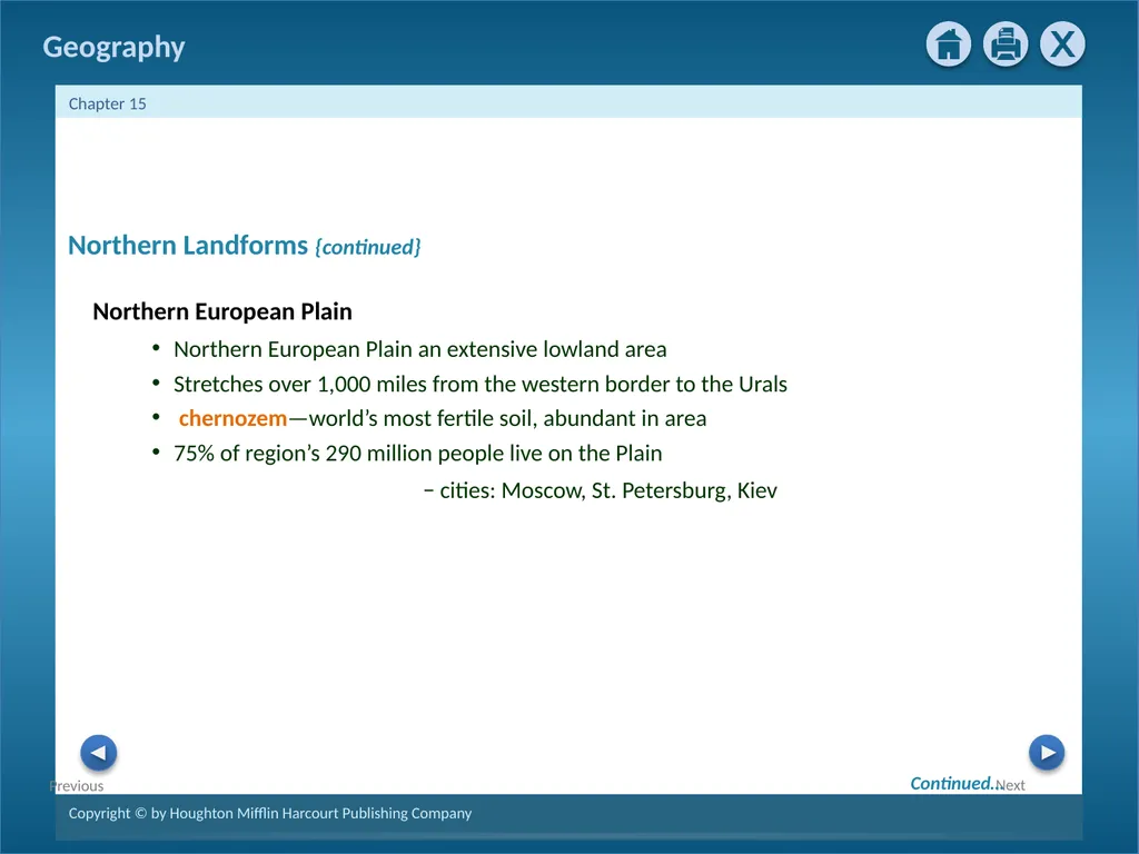 Physical Geography of Russia and the Republics: - slide 5 of 28
