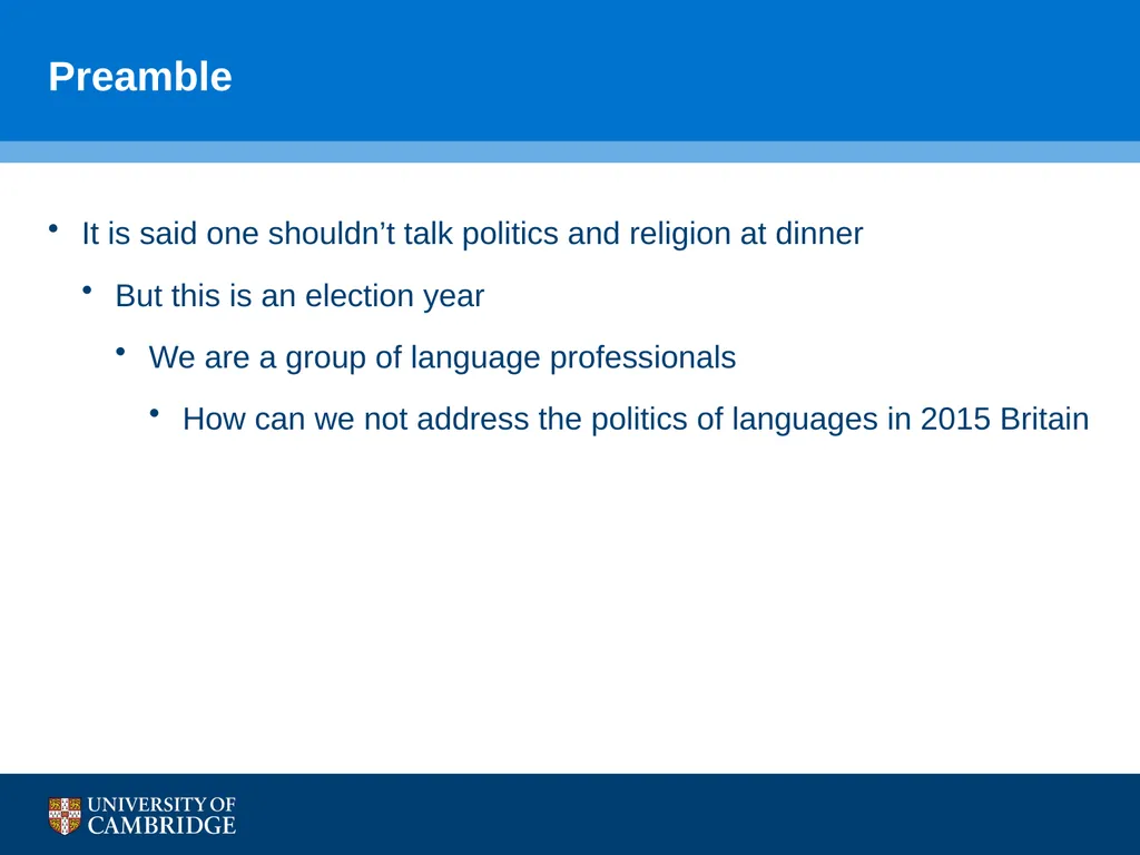 Oliver Prior society 2015 After dinner talk - slide 2 of 29