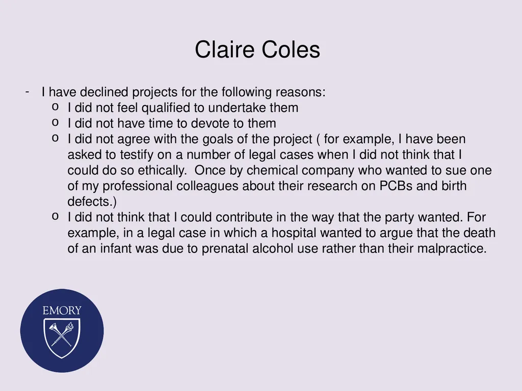 Consulting as Faculty Members: Securing and - slide 38 of 38