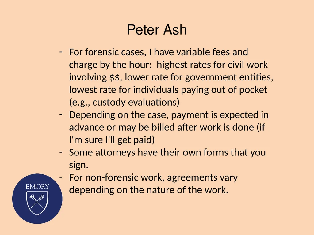 Consulting as Faculty Members: Securing and - slide 25 of 38