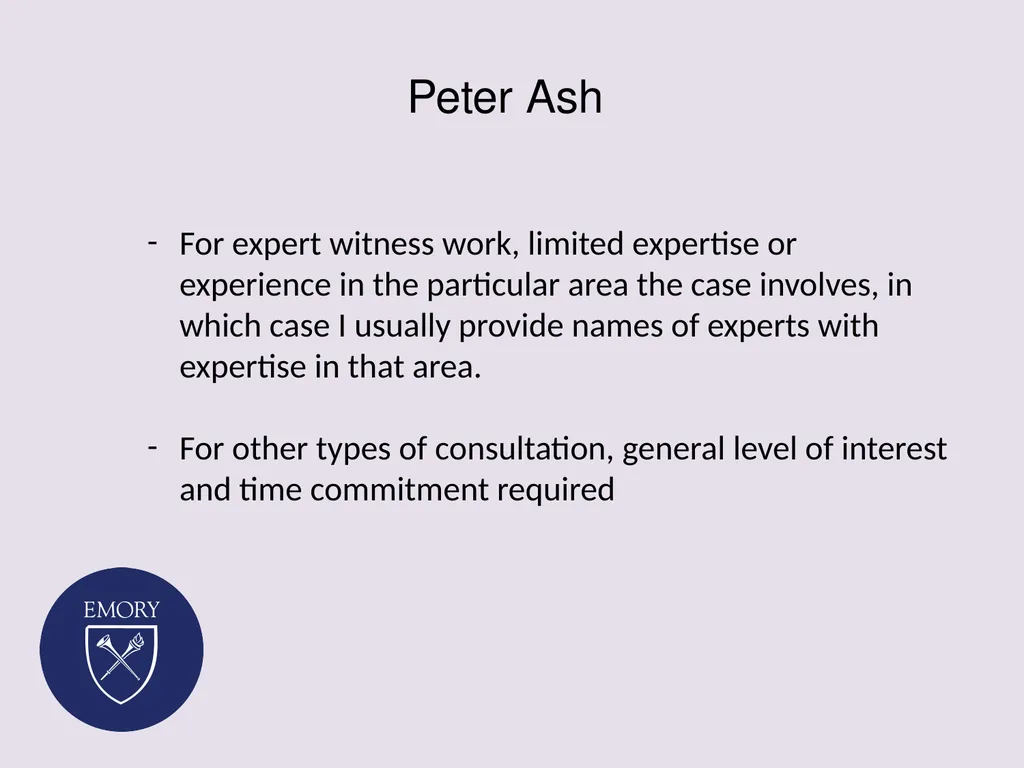 Consulting as Faculty Members: Securing and - slide 36 of 38