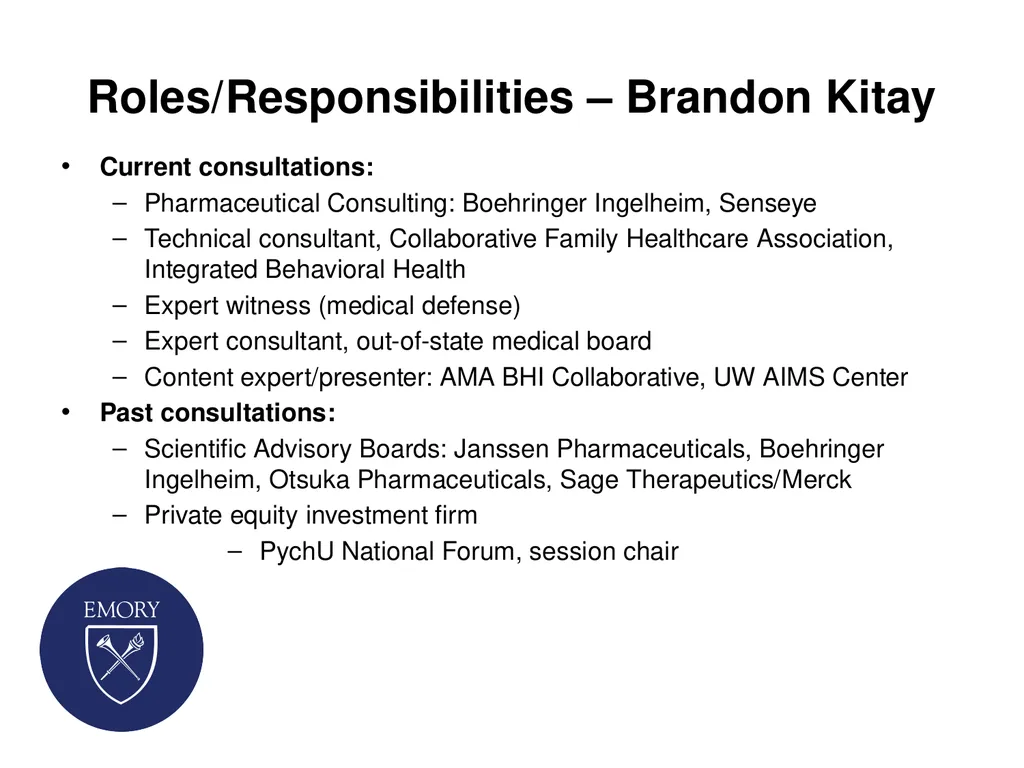 Consulting as Faculty Members: Securing and - slide 7 of 38