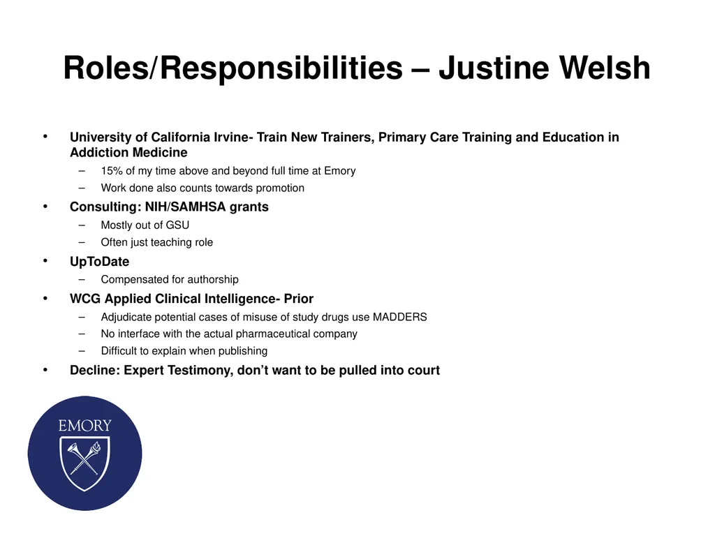 Consulting as Faculty Members: Securing and - slide 9 of 38