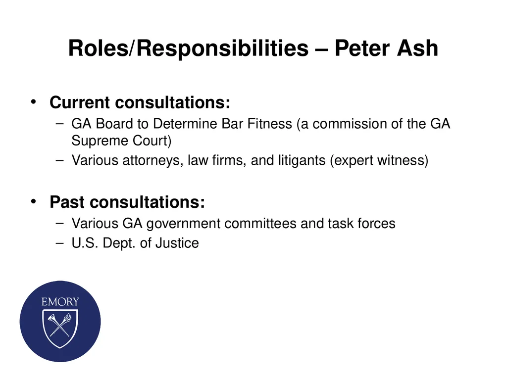 Consulting as Faculty Members: Securing and - slide 4 of 38