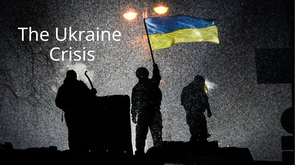 The Ukraine Crisis Thesis Structure and Content 1. - slide 1 of 9