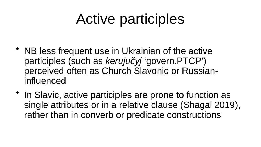 Ukrainian grammar against Slavic and typological - slide 14 of 53