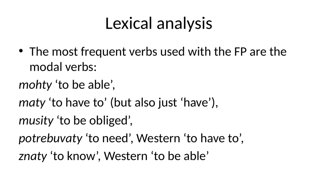Ukrainian grammar against Slavic and typological - slide 38 of 53