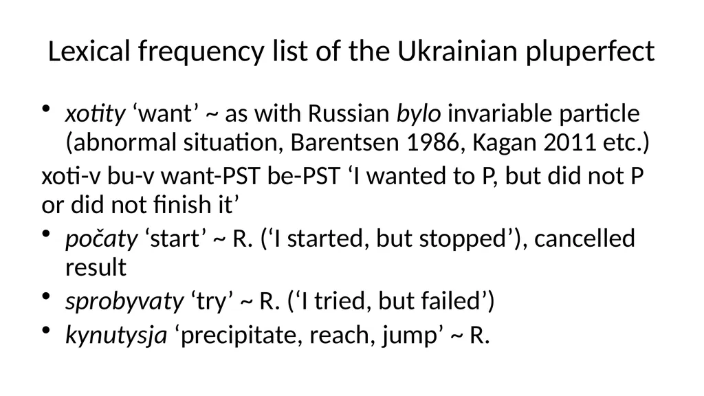Ukrainian grammar against Slavic and typological - slide 51 of 53