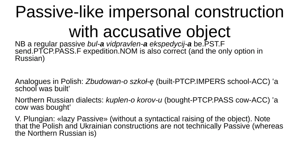 Ukrainian grammar against Slavic and typological - slide 11 of 53