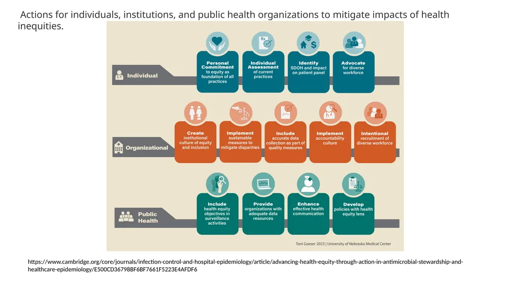 Health inequities in infection prevention and - slide 18 of 25