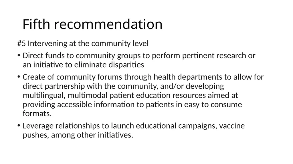 Health inequities in infection prevention and - slide 16 of 25