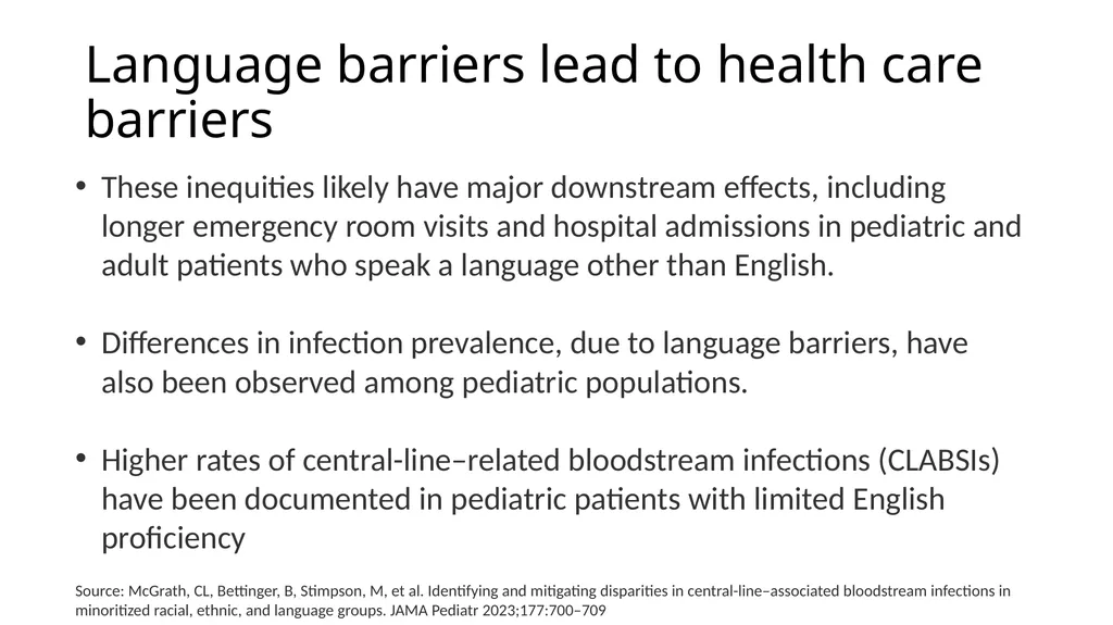 Health inequities in infection prevention and - slide 8 of 25