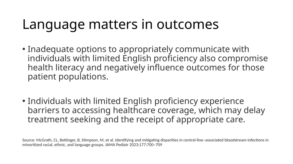 Health inequities in infection prevention and - slide 7 of 25
