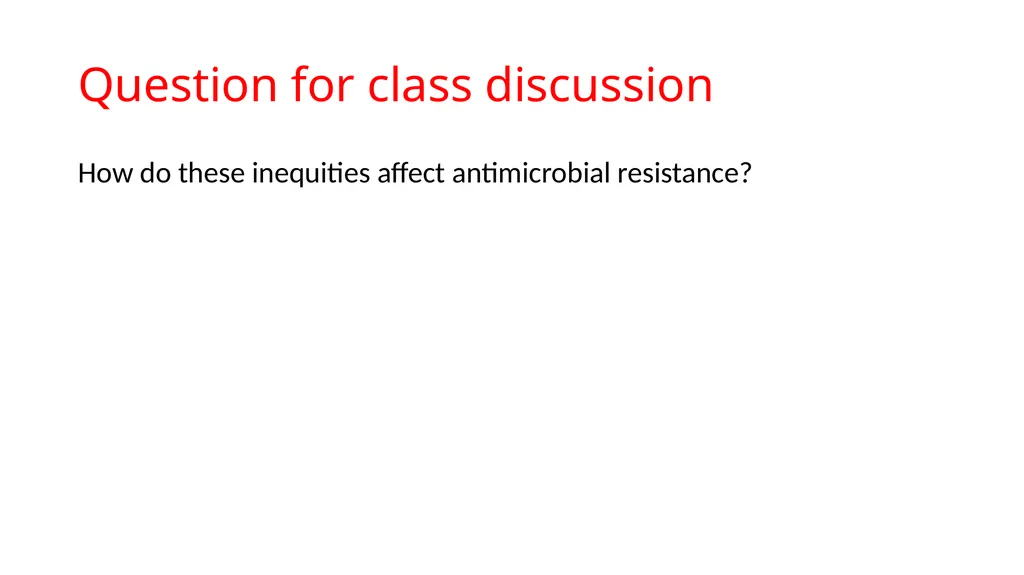 Health inequities in infection prevention and - slide 23 of 25