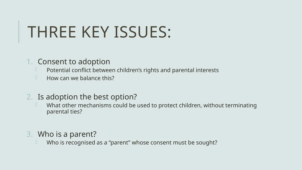 Adoption without parental consent Dr Claire - slide 2 of 8