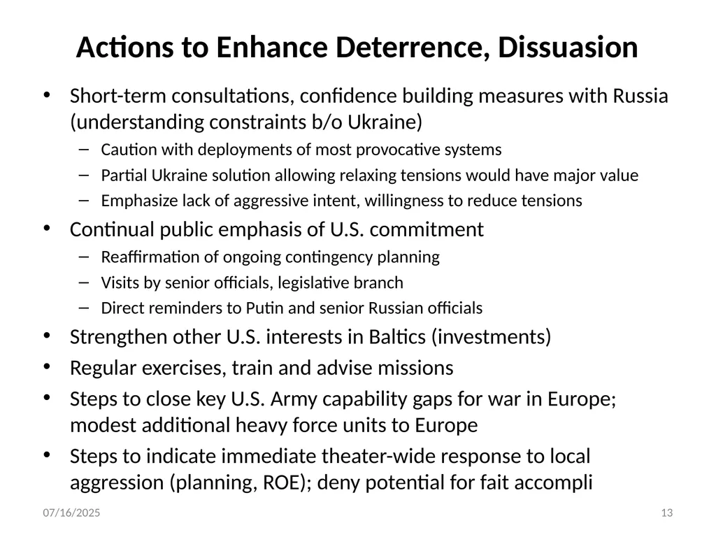 WHAT DETERS AND WHY 1 12/6/2018 Assessing - slide 13 of 14