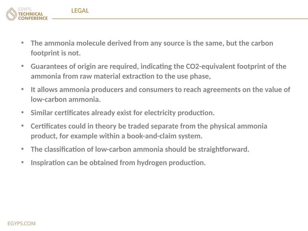 Session 20, 559 Green Hydrogen (Ammonia) - slide 7 of 10