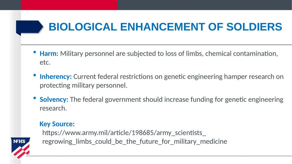 NATO/Emerging Tech topic: Affirmative Resolved: - slide 12 of 21