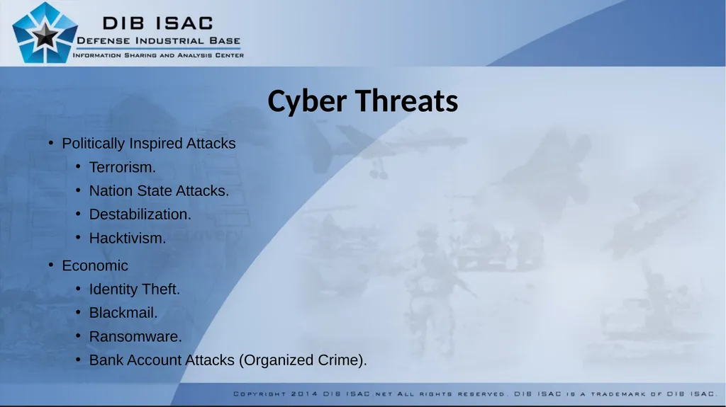 Defense Industrial Base Information Sharing - slide 6 of 16