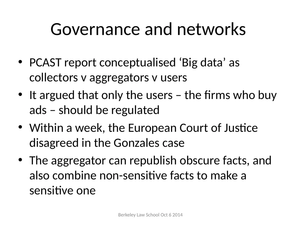 Privacy versus government surveillance – where - slide 18 of 23