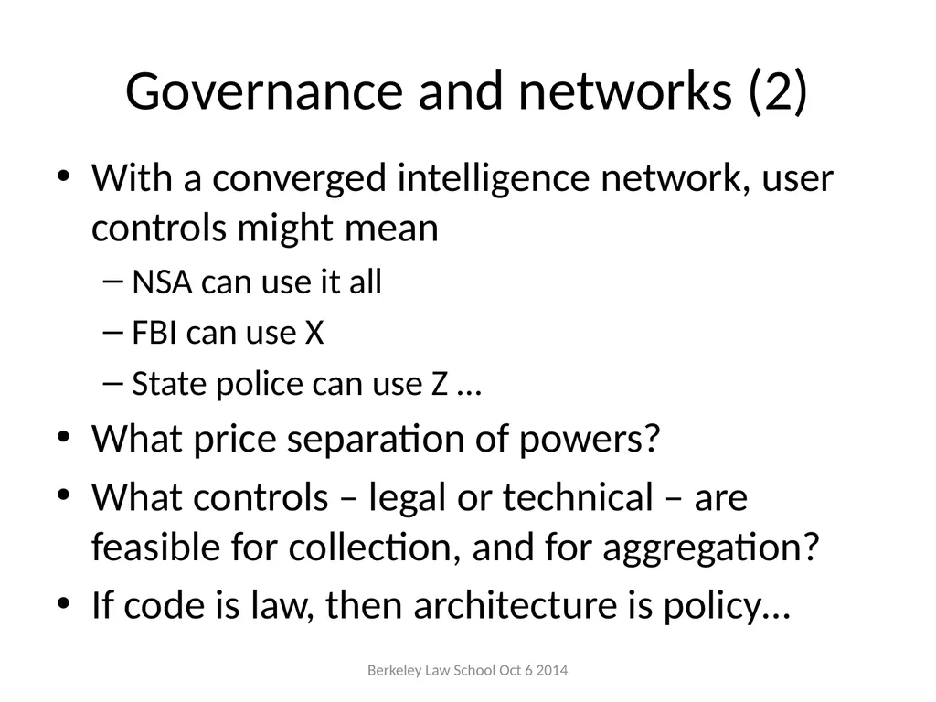 Privacy versus government surveillance – where - slide 19 of 23