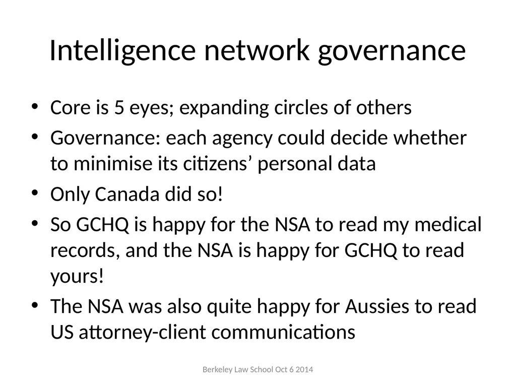 Privacy versus government surveillance – where - slide 15 of 23