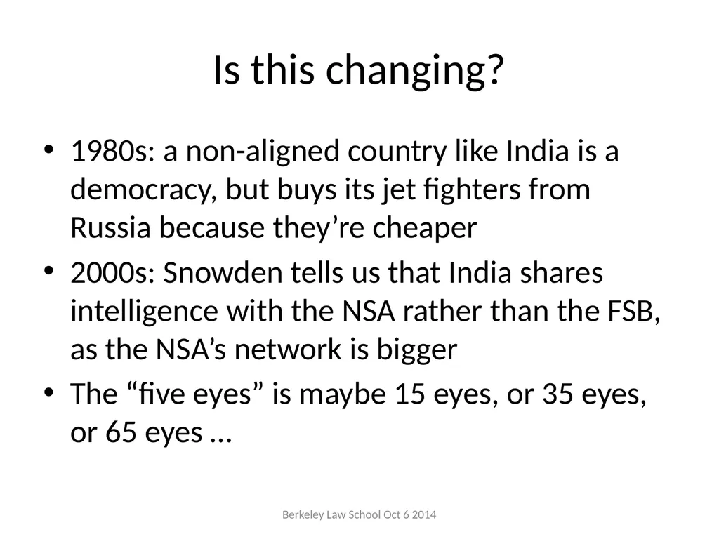 Privacy versus government surveillance – where - slide 3 of 23