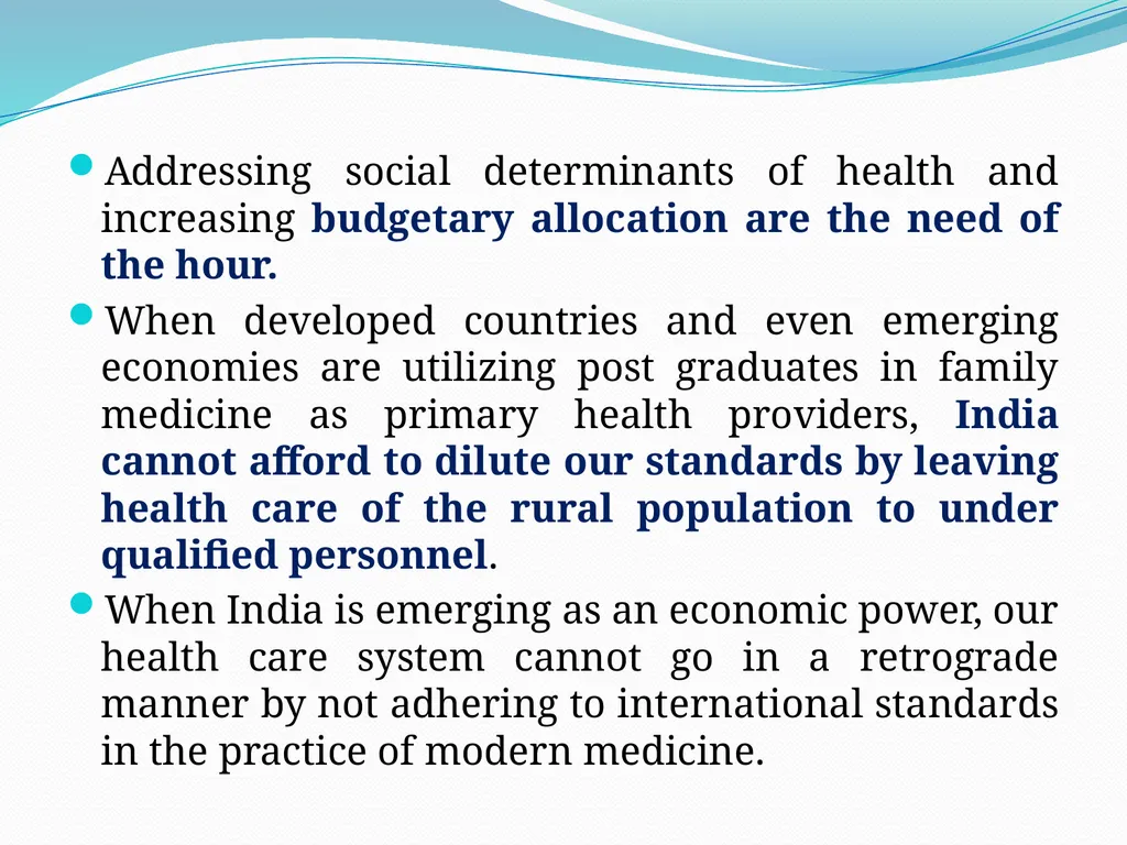 RURAL HEALTH - INDIA Dr. A. MARTHANDA PILLAI PAST - slide 44 of 46