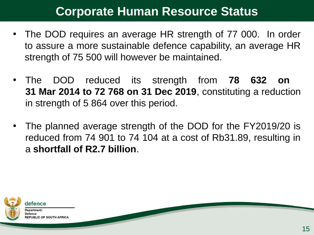 Presentation to the PCD&MV 26 February 2020 - slide 15 of 63