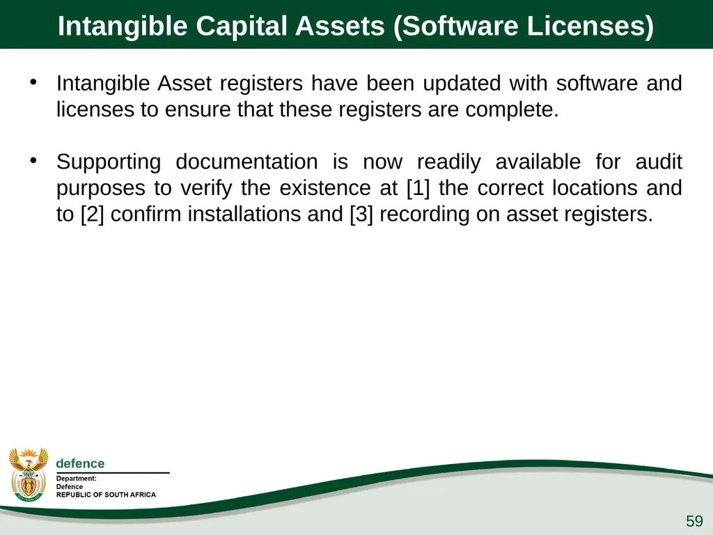 Presentation to the PCD&MV 26 February 2020 - slide 59 of 63