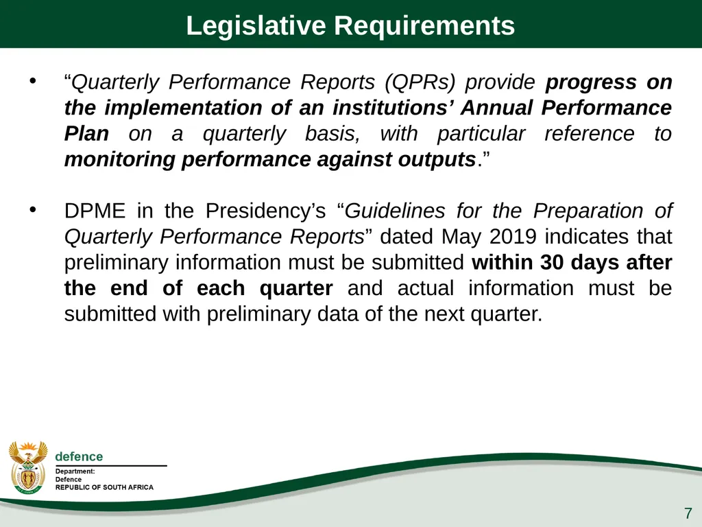 Presentation to the PCD&MV 26 February 2020 - slide 7 of 63