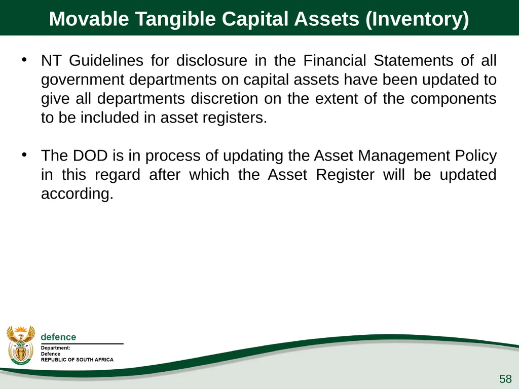Presentation to the PCD&MV 26 February 2020 - slide 58 of 63
