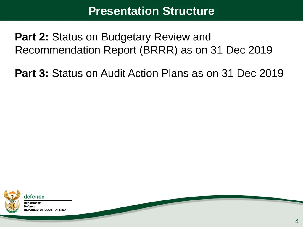 Presentation to the PCD&MV 26 February 2020 - slide 4 of 63