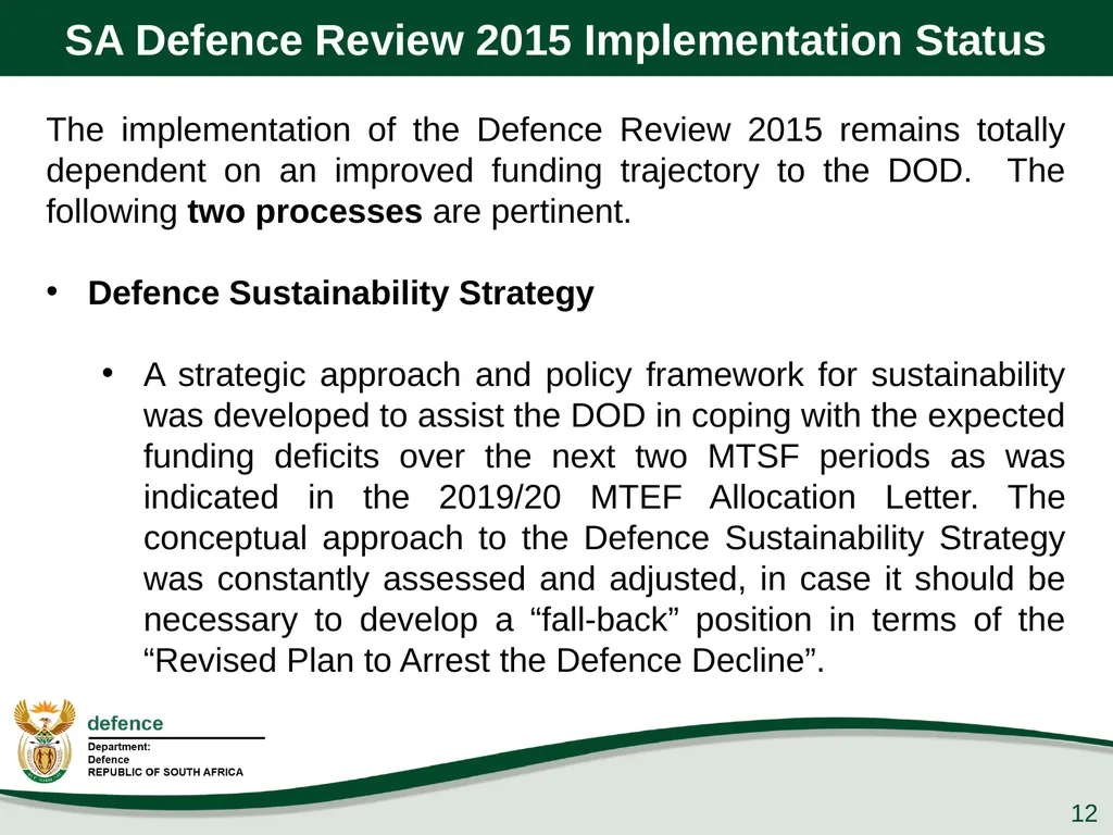 Presentation to the PCD&MV 26 February 2020 - slide 12 of 63