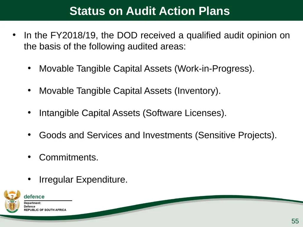 Presentation to the PCD&MV 26 February 2020 - slide 55 of 63