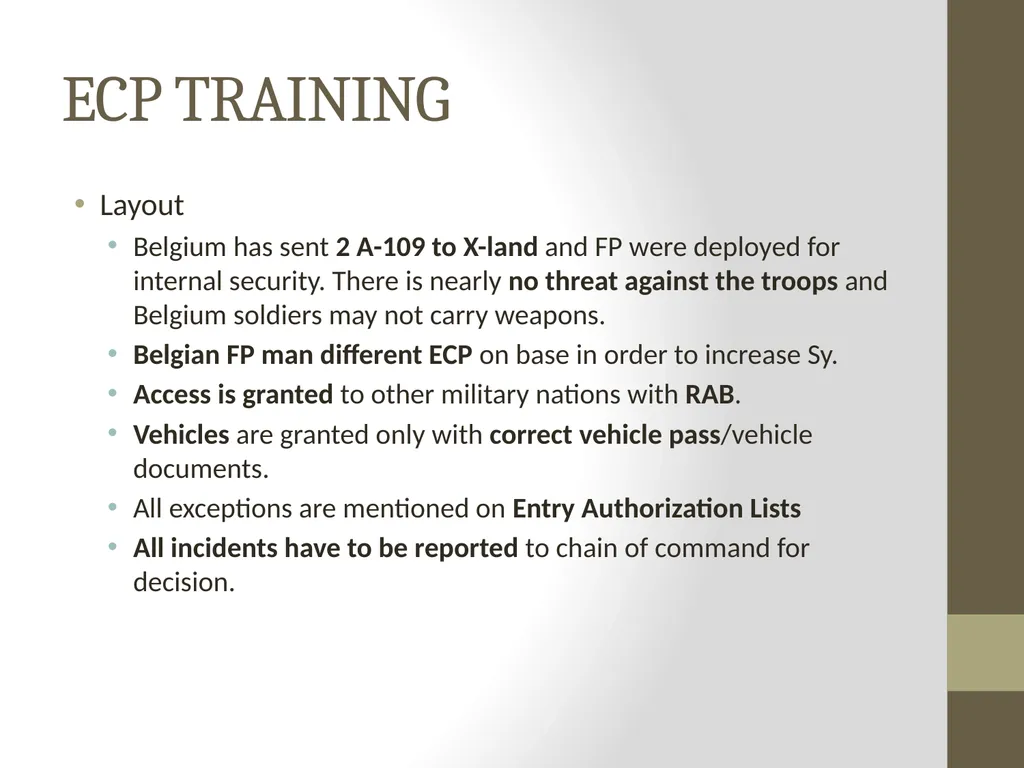ECP A ECP B Stand E ECP D ECP C - slide 2 of 21