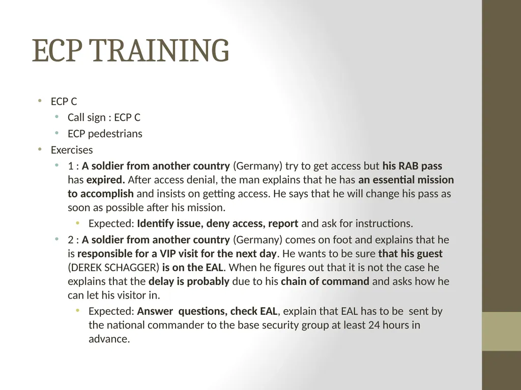 ECP A ECP B Stand E ECP D ECP C - slide 5 of 21