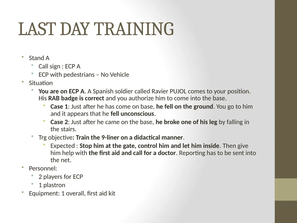 ECP A ECP B Stand E ECP D ECP C - slide 14 of 21