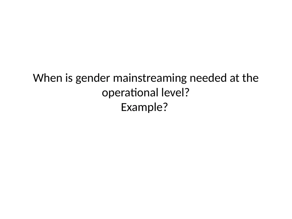 Mainstreaming Gender in Professional Military - slide 15 of 23