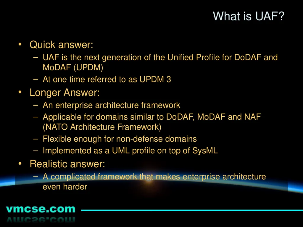 An Introduction to the Unified Architecture - slide 3 of 24