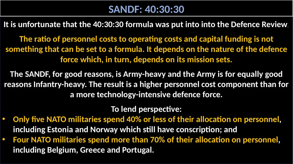SANDF: Force Design Defence planning is simple in - slide 4 of 8