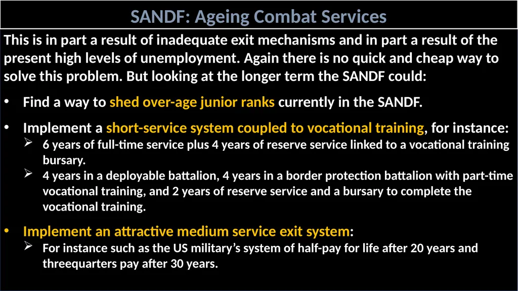 SANDF: Force Design Defence planning is simple in - slide 7 of 8