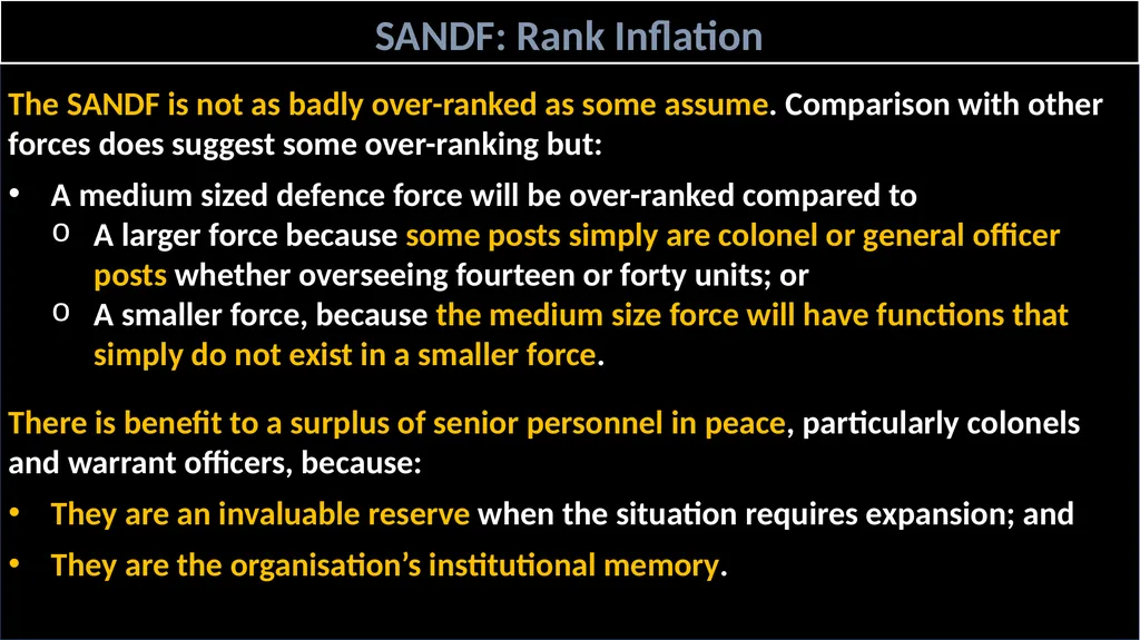 SANDF: Force Design Defence planning is simple in - slide 8 of 8