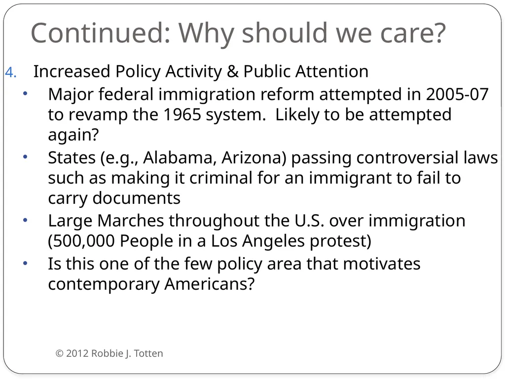 Robbie J. Totten rtotten@ucla.edu Presentation - slide 9 of 41